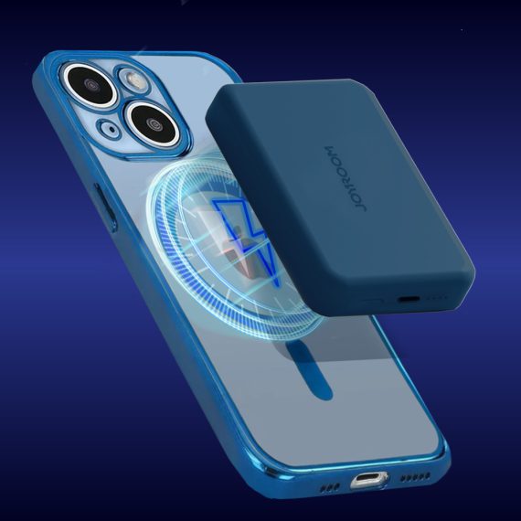 etui do iphone 13 granatowe premium magsafe z osłoną kamery