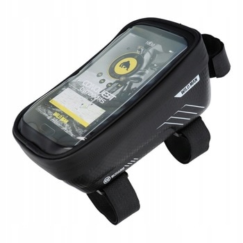 Uchwyt rowerowy z torbą do iphone 13/12 (pro,mini)/11/11 Pro/XR/X/XS/SE czarny wodoodporny