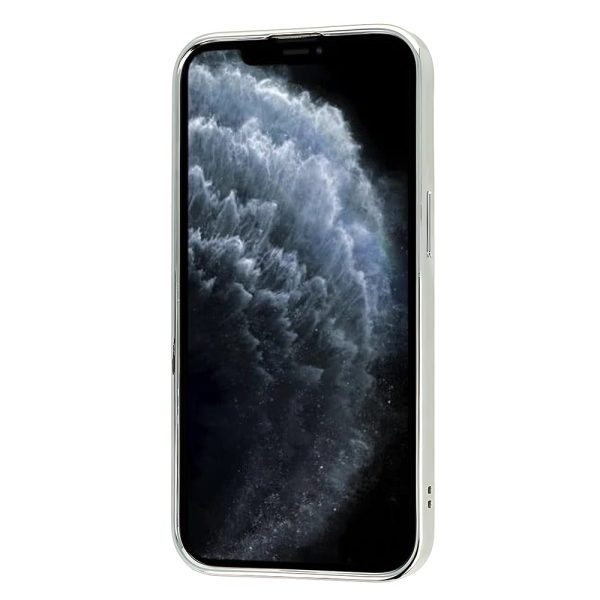 etui do iphone 11 pro max premium silver magsafe z osłoną kamery, srebrne