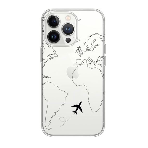 Etui do iPhone 13 Pro Max z nadrukiem dookoła świata