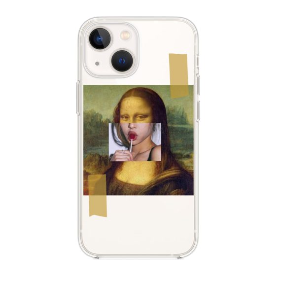 Etui do iPhone 13 mini z nadrukiem Mona Lisa