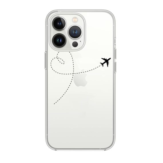 Etui do iPhone 13 Pro z nadrukiem ślady samolotu