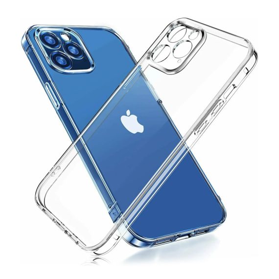 Etui do iPhone 12 Pro Unique Crystal Hybrid Case krystalicznie czyste hybrydowe, ochrona aparatu
