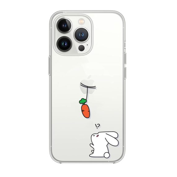 Etui do iPhone 13 Pro z nadrukiem króliczek