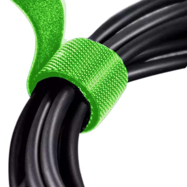 ta[ma rzepa na kabel organizer zielone 0