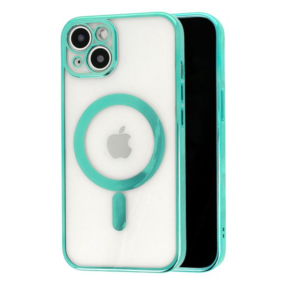 Etui do iPhone 11 Pro premium mint MagSafe z osłoną kamery, jasnozielone miętowe