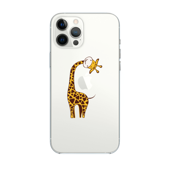 Etui do iPhone 12 Pro z nadrukiem, żyrafa