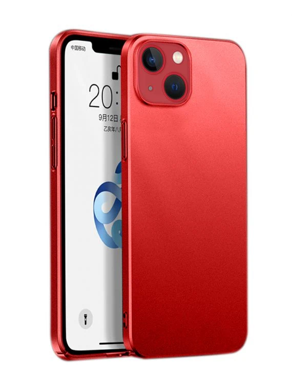 case iphone 13 13mini thin case czerwone 0