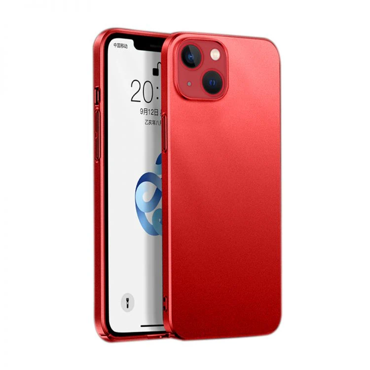 case iphone 13 13mini thin case czerwone 0
