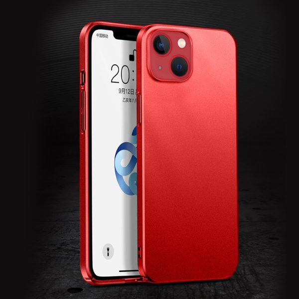 case iphone 13 13mini thin case czerwone 1