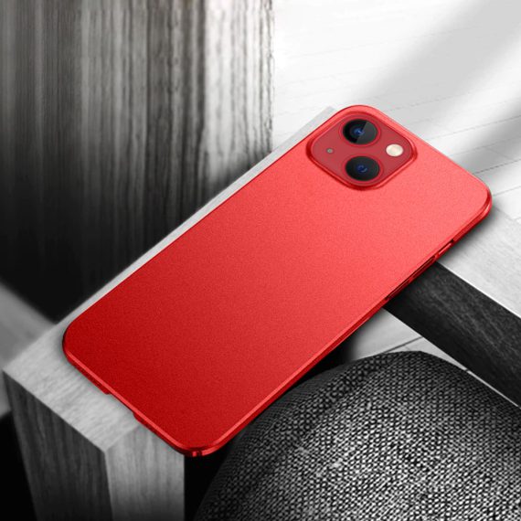 case iphone 13 13mini thin case czerwone 2