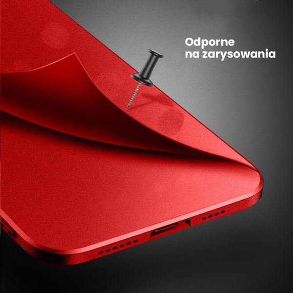 case iphone 13 13mini thin case czerwone 4