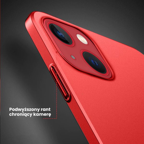 case iphone 13 13mini thin case czerwone 5