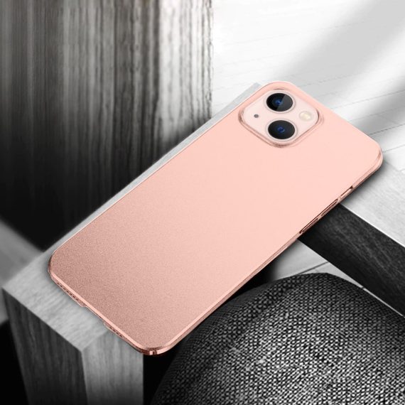 case iphone 13 13mini thin case pudrowy ró╛ 2