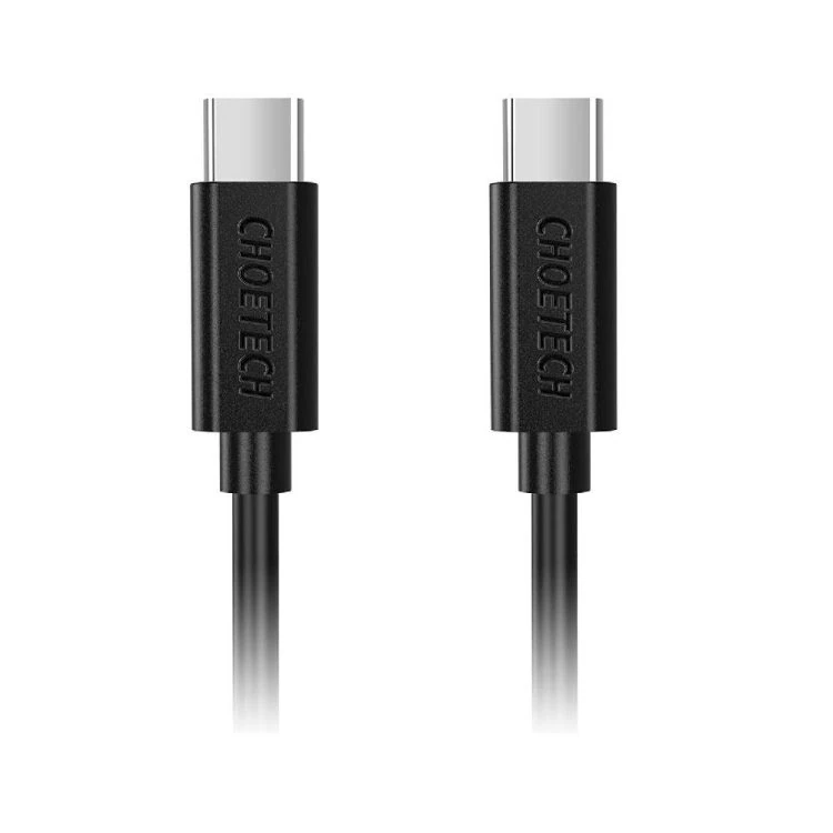 kabel 2xusb typ c pd100w do bardzo szybkiego ładowania 100w 2 metry, czarny