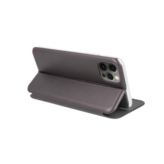 etui do iphone 12 klasyczne szare z magnetyczną klapką 5