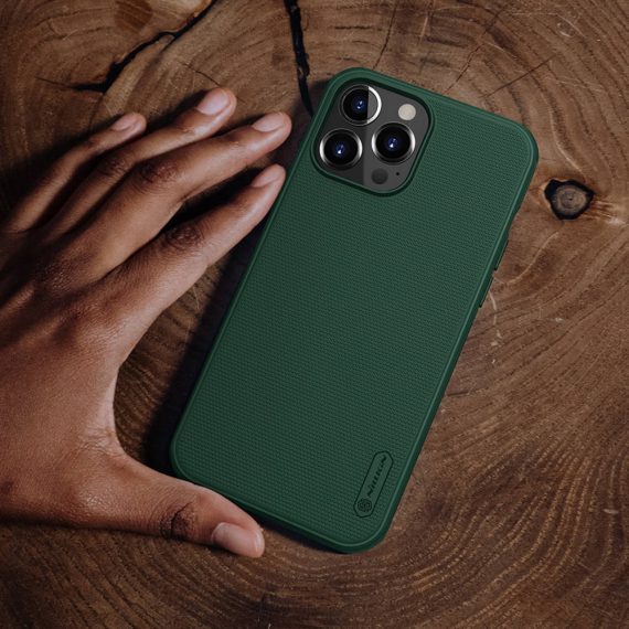 etui do iphone 13 pro matowe, wzmocnione, odporne na zabrudzenia, zielone 3