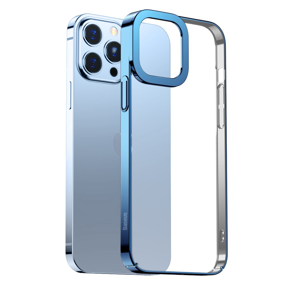 Etui do iPhone 13 Pro Blue Sky krystalicznie czyste, niebieskie