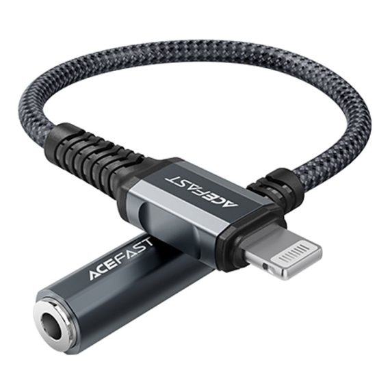 pol pl acefast kabel audio mfi lightning 3 5mm mini jack zenski 18cm aux szary c1 05 deep space gray 87608 1