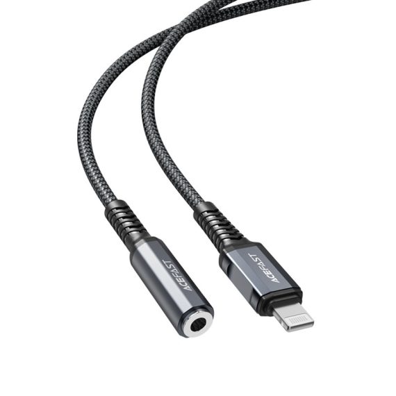 pol pl acefast kabel audio mfi lightning 3 5mm mini jack zenski 18cm aux szary c1 05 deep space gray 87608 2