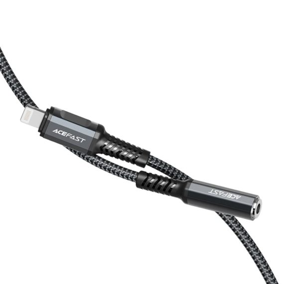 pol pl acefast kabel audio mfi lightning 3 5mm mini jack zenski 18cm aux szary c1 05 deep space gray 87608 3
