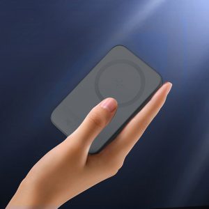 Power Bank 10000mAh z MagSafe magnetyczna ładowarka bezprzewodowa, szybkie ładowanie, czarny