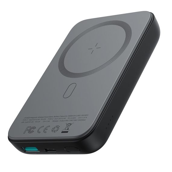 Power Bank 10000mAh do iPhone z MagSafe magnetyczna, szybka ładowarka bezprzewodowa, czarny