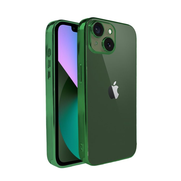 etui do iphone 13 mini slim green z osłoną kamery, ciemno zielone
