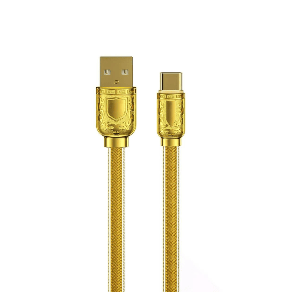 złoty piękny kabel usb iphone lightning (wszystkie modele) do szybkiego ładowania 30w 1m (kopia)