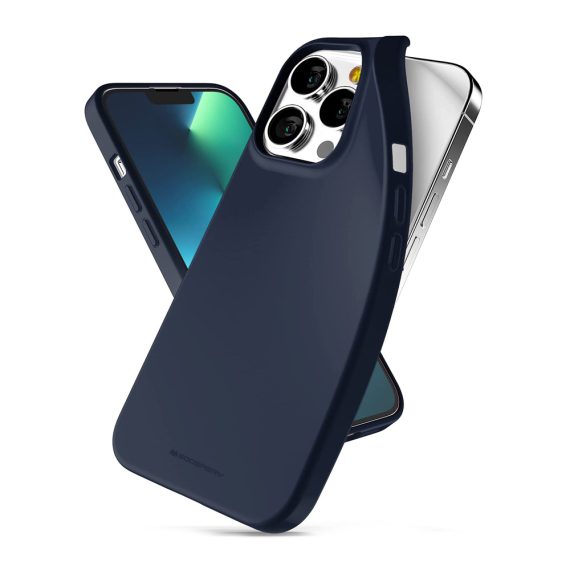 Etui do iPhone 12 Pro Max Soft Feeling silikonowe elastyczny case, ciemny granat
