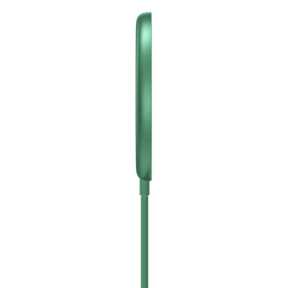 Ładowarka magnetyczna do magsafe iphone 13/12 (mini/pro/pro max) qi 15w, zielona
