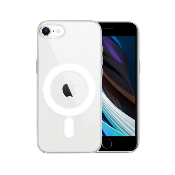 Etui do iPhone SE2022SE202087 Clear Case, twardy tył z MagSafe, przeźroczyste (6)