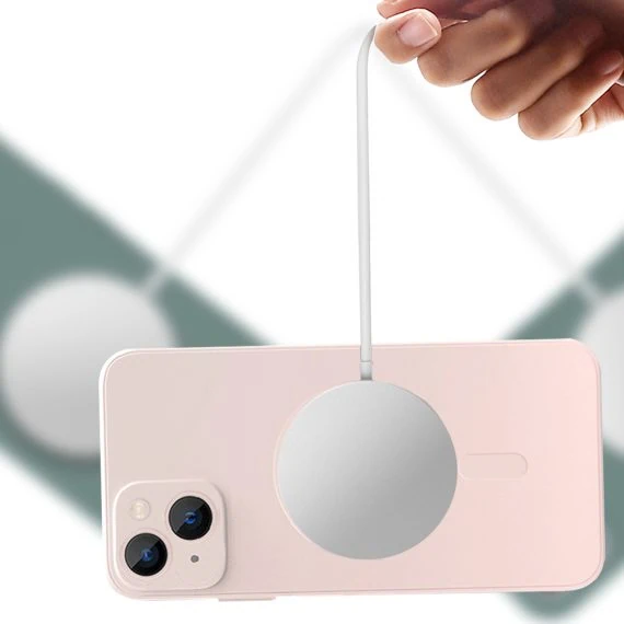 etui do iphone 11 silikonowe z mikrofibrą premium soft touch magsafe ochrona aparatu, pudrowy róż
