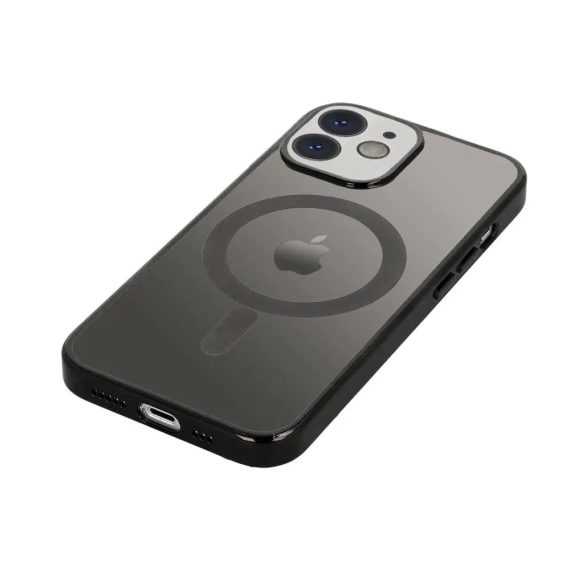 etui do iphone 12 pro czarny premium black magsafe z osłoną kamery (kopia)