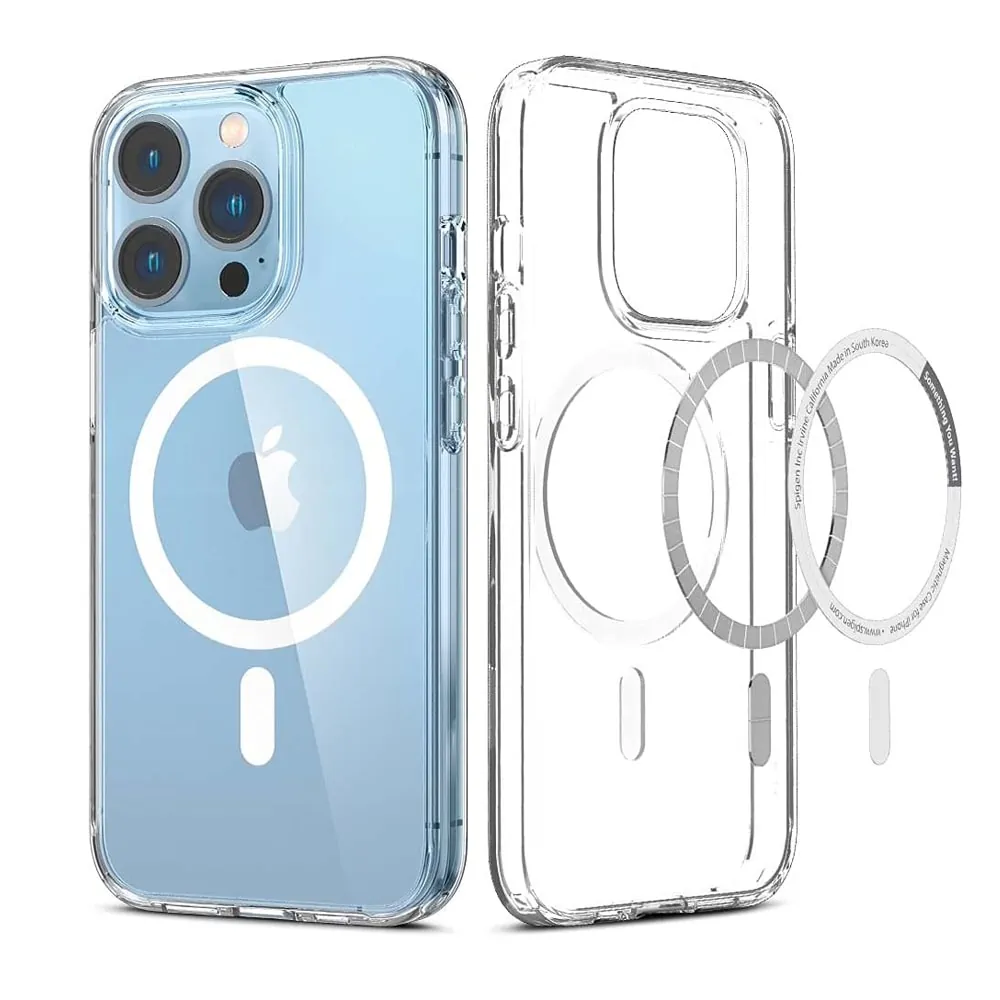 Etui do iPhone 13 Pro Clear Case przeźroczyste, szklany tył z MagSafe
