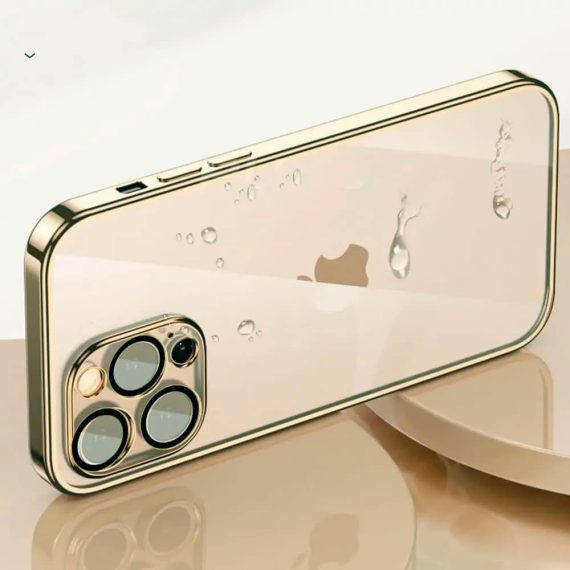 etui do iphone 13 pro max premium golden protect z osłoną kamery 9h czerwone złoto (kopia)
