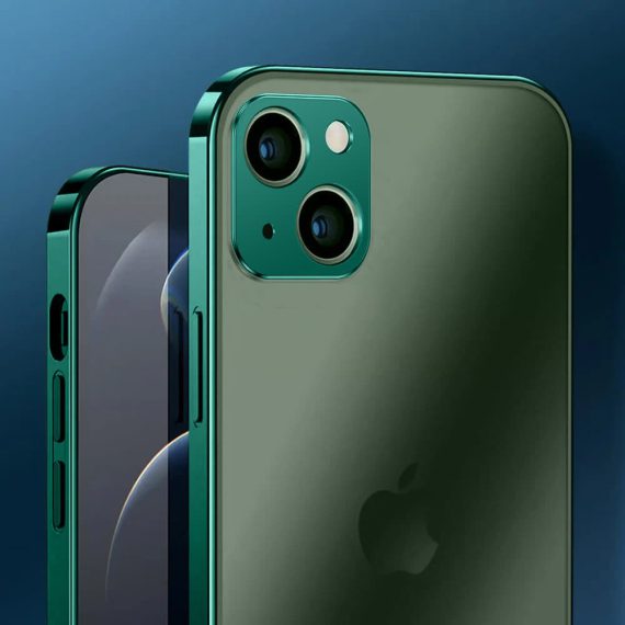 etui do iphone 13 pro protective matte z osłoną kamery, zielone (kopia)