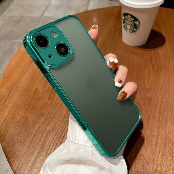 etui do iphone 13 pro protective matte z osłoną kamery, zielone (kopia)
