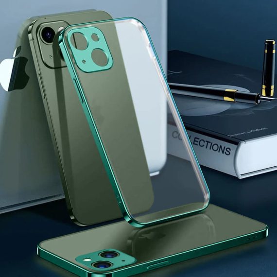 etui do iphone 13 pro protective matte z osłoną kamery, zielone (kopia)