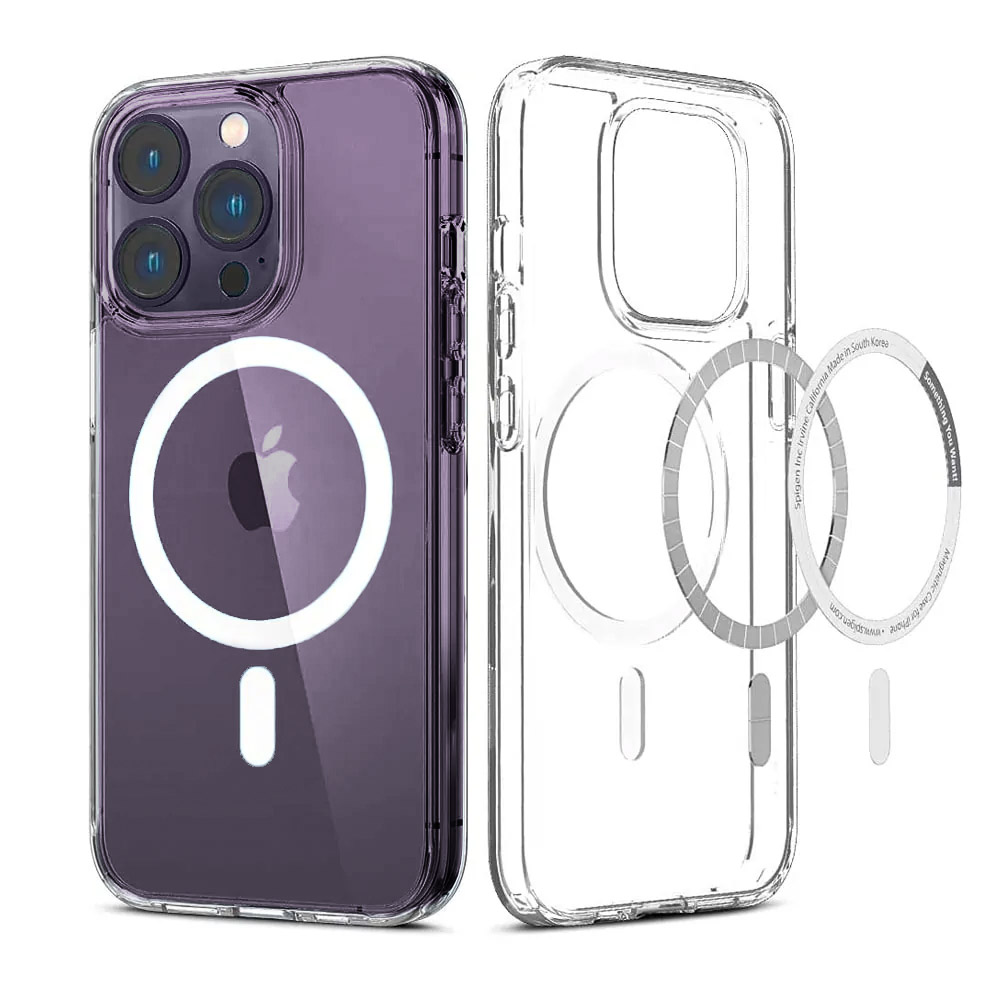 Etui do iPhone 14 Pro Max Clear Case przeźroczyste, szklany tył z MagSafe