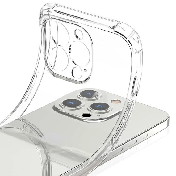 etui do iphone 14 pro max przeźroczyste pancerne anti shock ze wzmocnionymi krawędziami