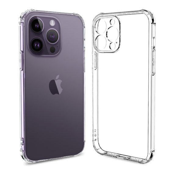 etui do iphone 14 pro max przeźroczyste pancerne anti shock ze wzmocnionymi krawędziami