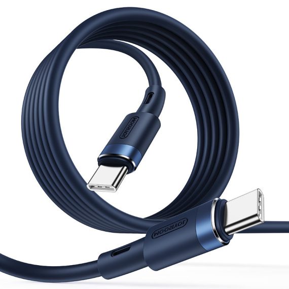 kabel 2xusb typ c do szybkiego ładowania 1,8m granatowy