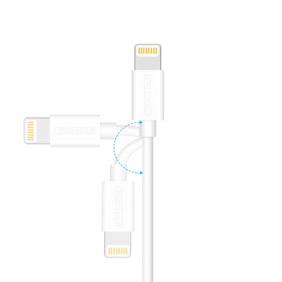 kabel usb iphone se/8/x/xr/xs/11/12/13/14 lightning ładowarka iphone 1,8m biały