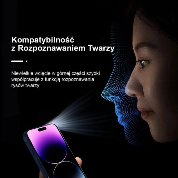 szkło hartowane wzmacniane 9h na ekran do iphone 14 pro max