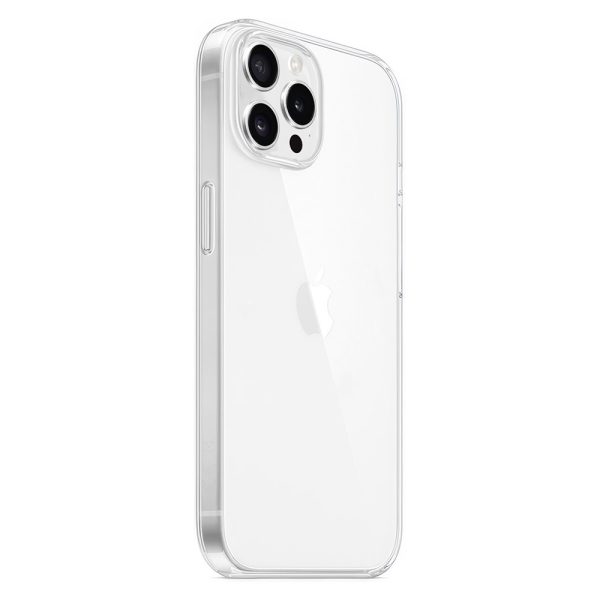 etui do iphone 14 pro max clear hybrid odporne na żółknięcie, przeźroczyste