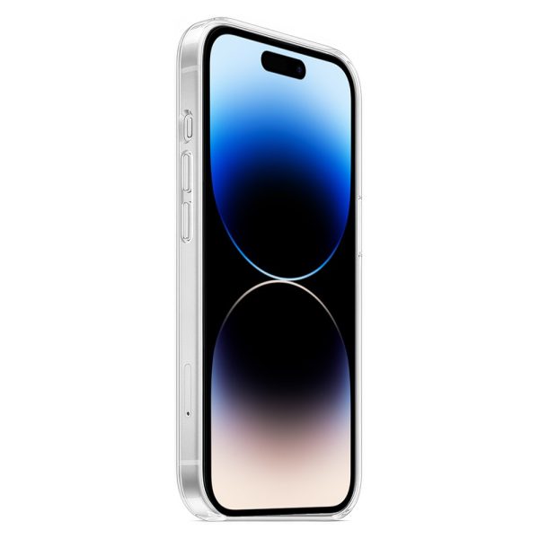 etui do iphone 14 pro max clear hybrid odporne na żółknięcie, przeźroczyste