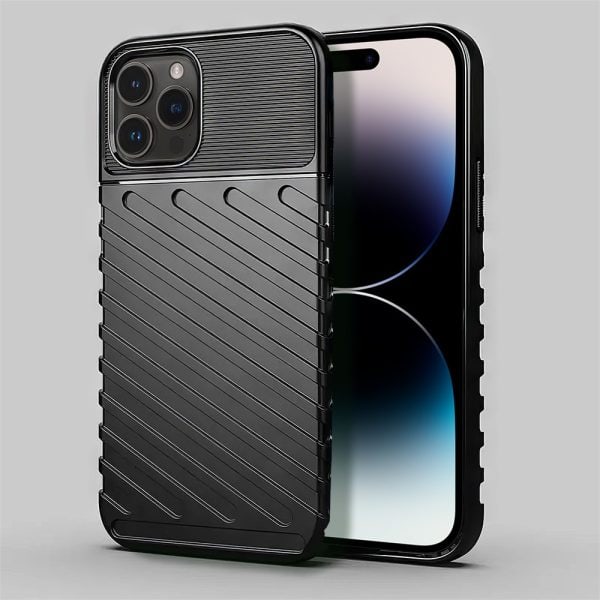 etui do iphone 14 pro wytrzymałe, precyzyjnie wykonane, black storm