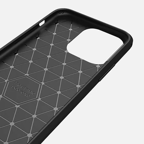 etui do iphone 14 pro z karbonu, pancerne, czarne