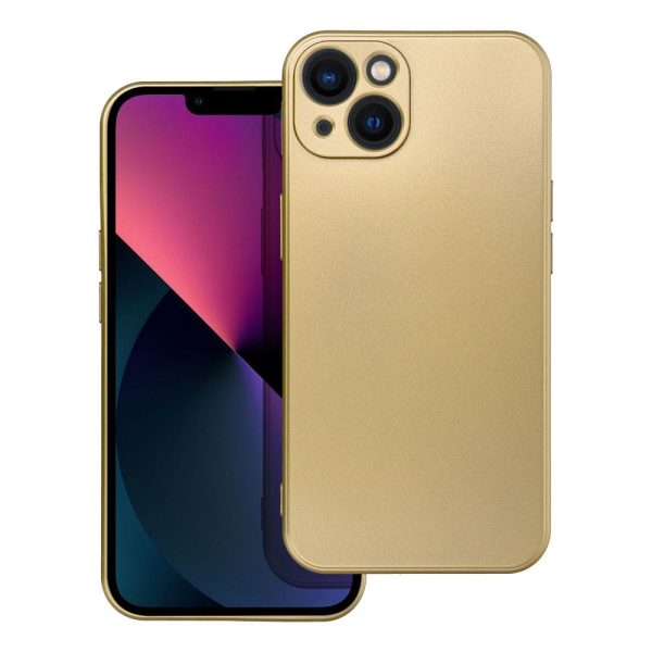 etui do iphone 13 pro silikonowe gold metallic ochrona obiektywu, złoty (kopia)